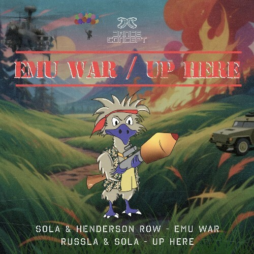  Sola & Henderson Row & Russla - Emu War / Up Here (2025) 