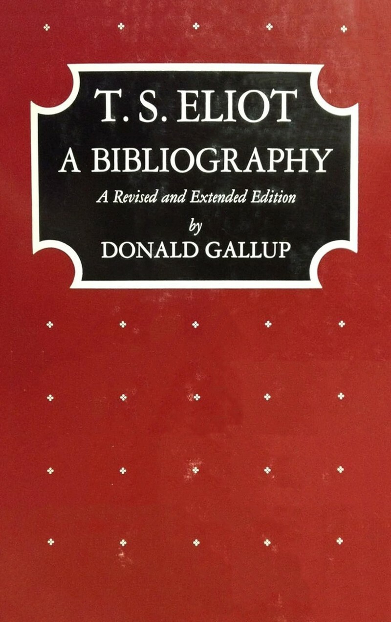 Eliot T S Collected Works And Letters Nobel Prize 1948-66 Books (Donald Gallup) Eliot T S Collected Works And Letters Nobel Prize 1948-66 Books (Donald Gallup)