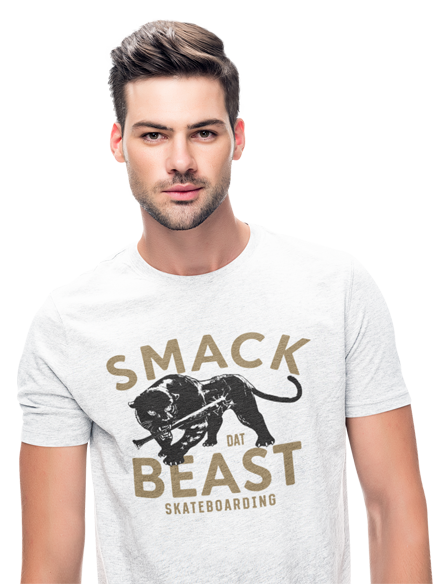kaos smack dat beast skateboarding
