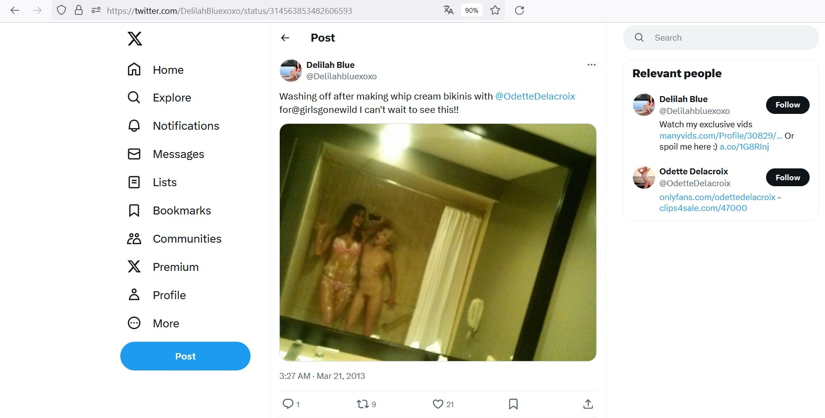 delilah blue, odette delacroix and delilah blue in answer #2055332