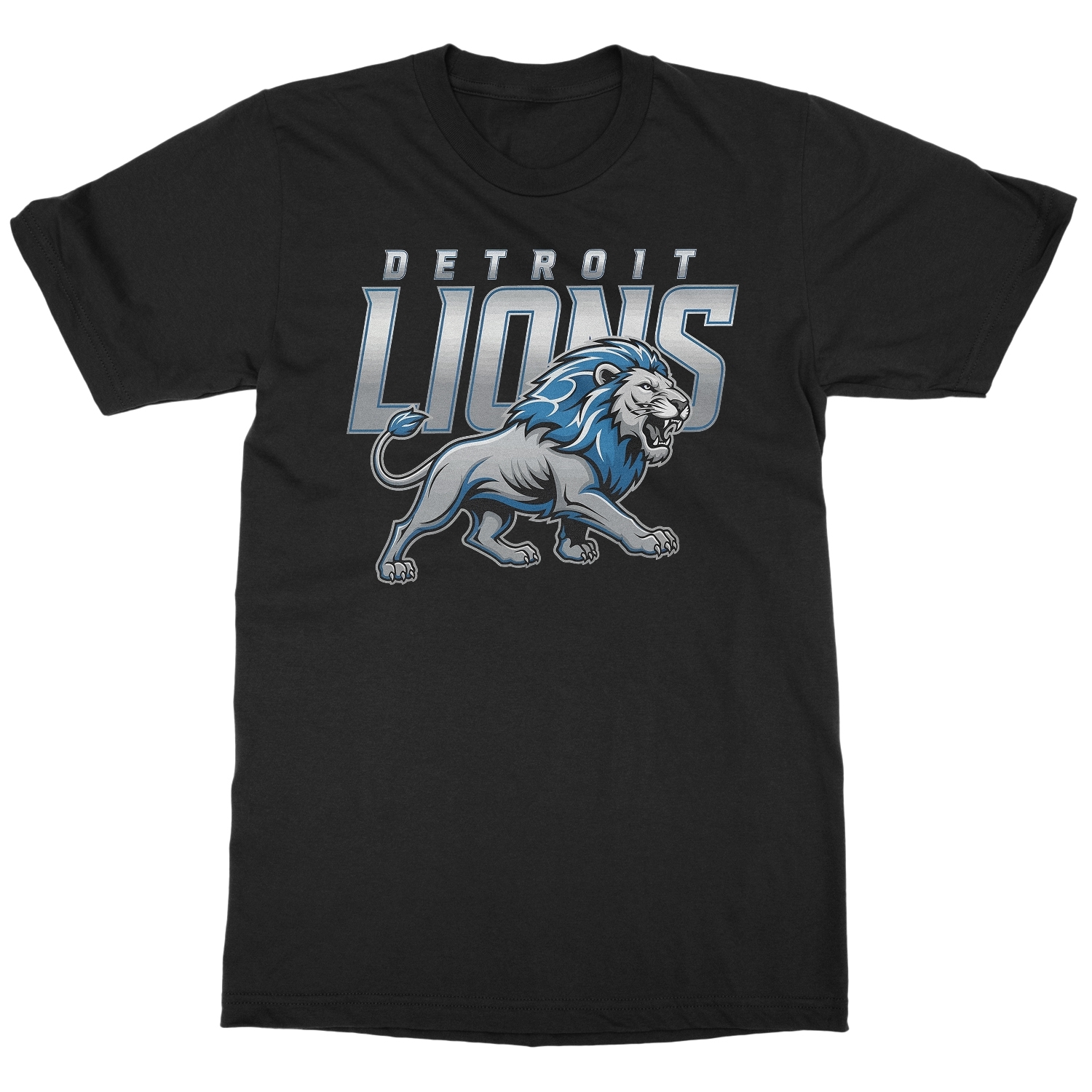 Lion Inspired Sports Graphic – Detroit Grit Tribute Unisex T-Shirt