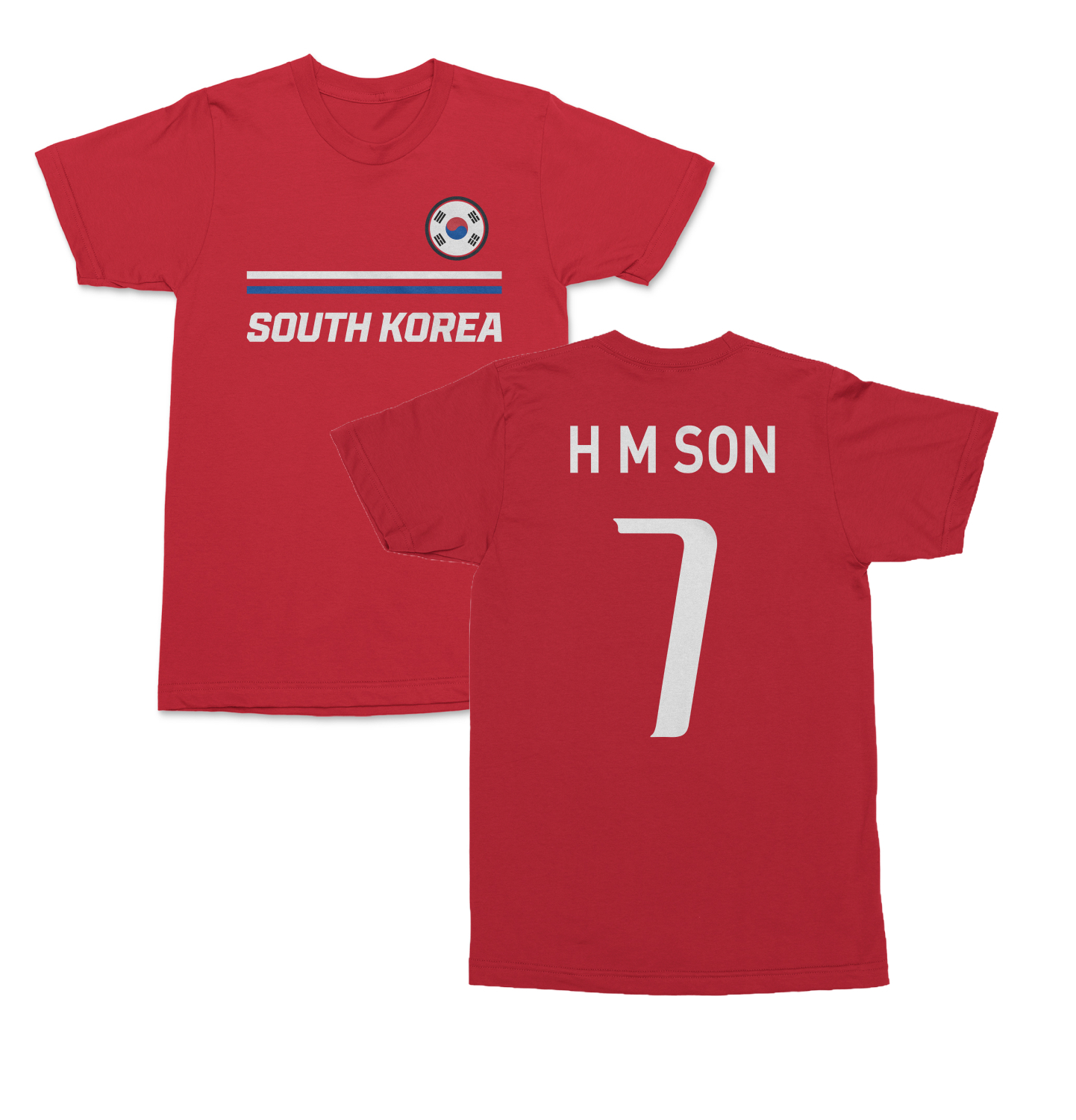 South Korea Soccer Fans Son 7 Jersey Style Unisex T-Shirt