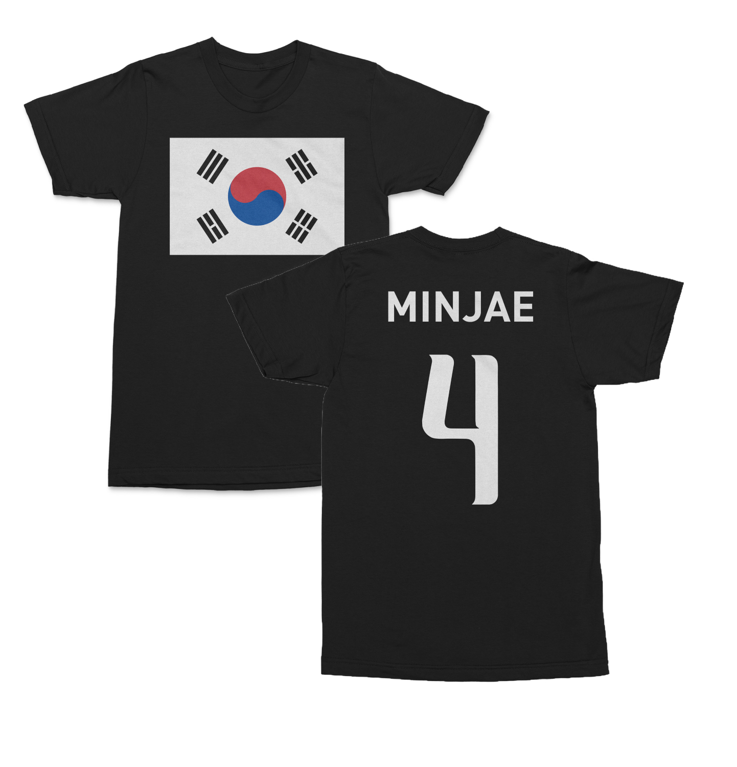 South Korea Pride Minjae 4 Two-Sided Tribute Unisex T-Shirt