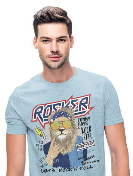 kaos rocker lion