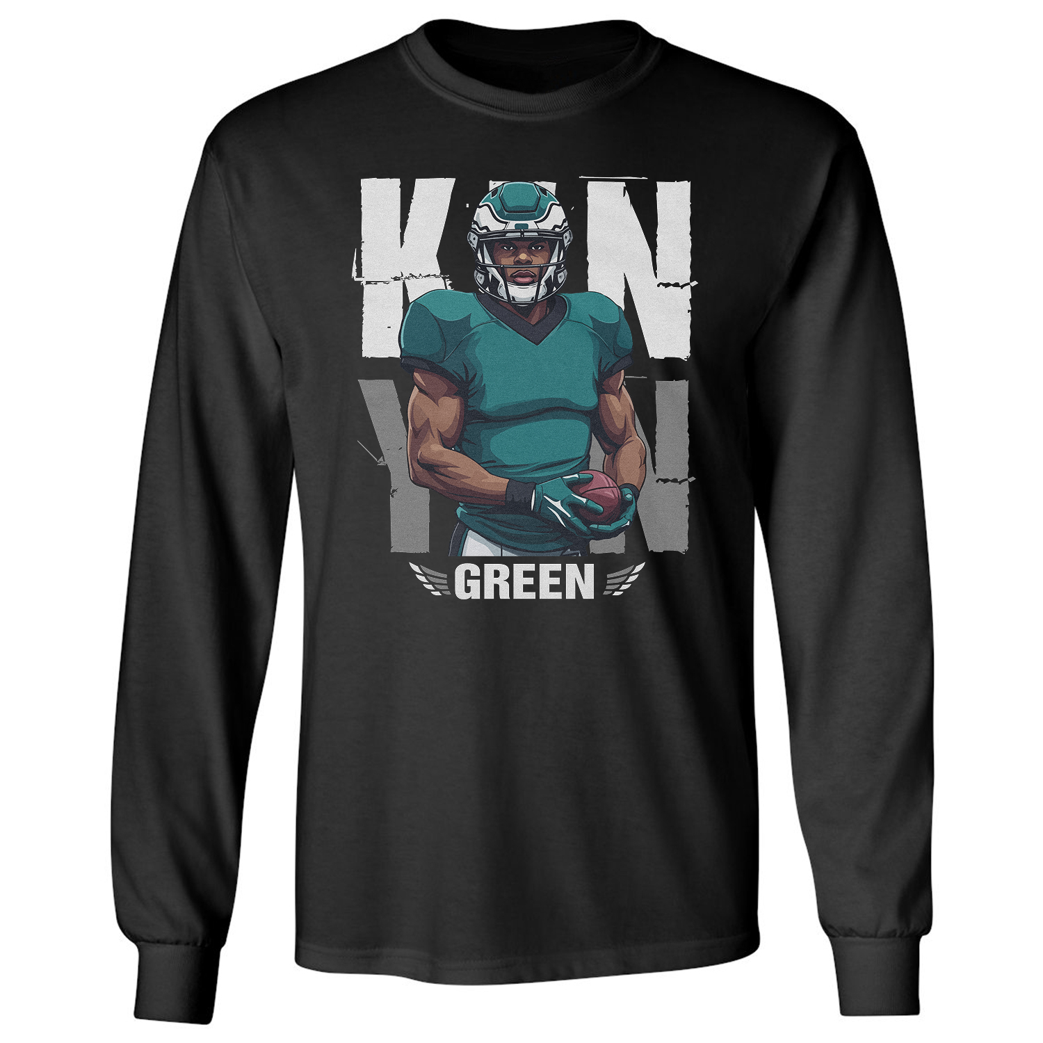 Kenyon Green Inspired Philly Fans – Game Day Long Sleeve Tshirt