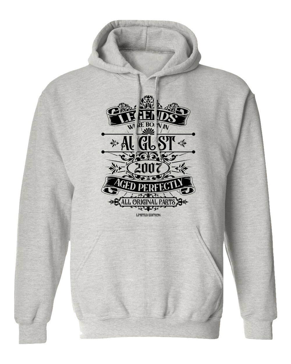 August 2007 Born Legends – Funny Birthday Gift Unisex Hooded Sweatshirt