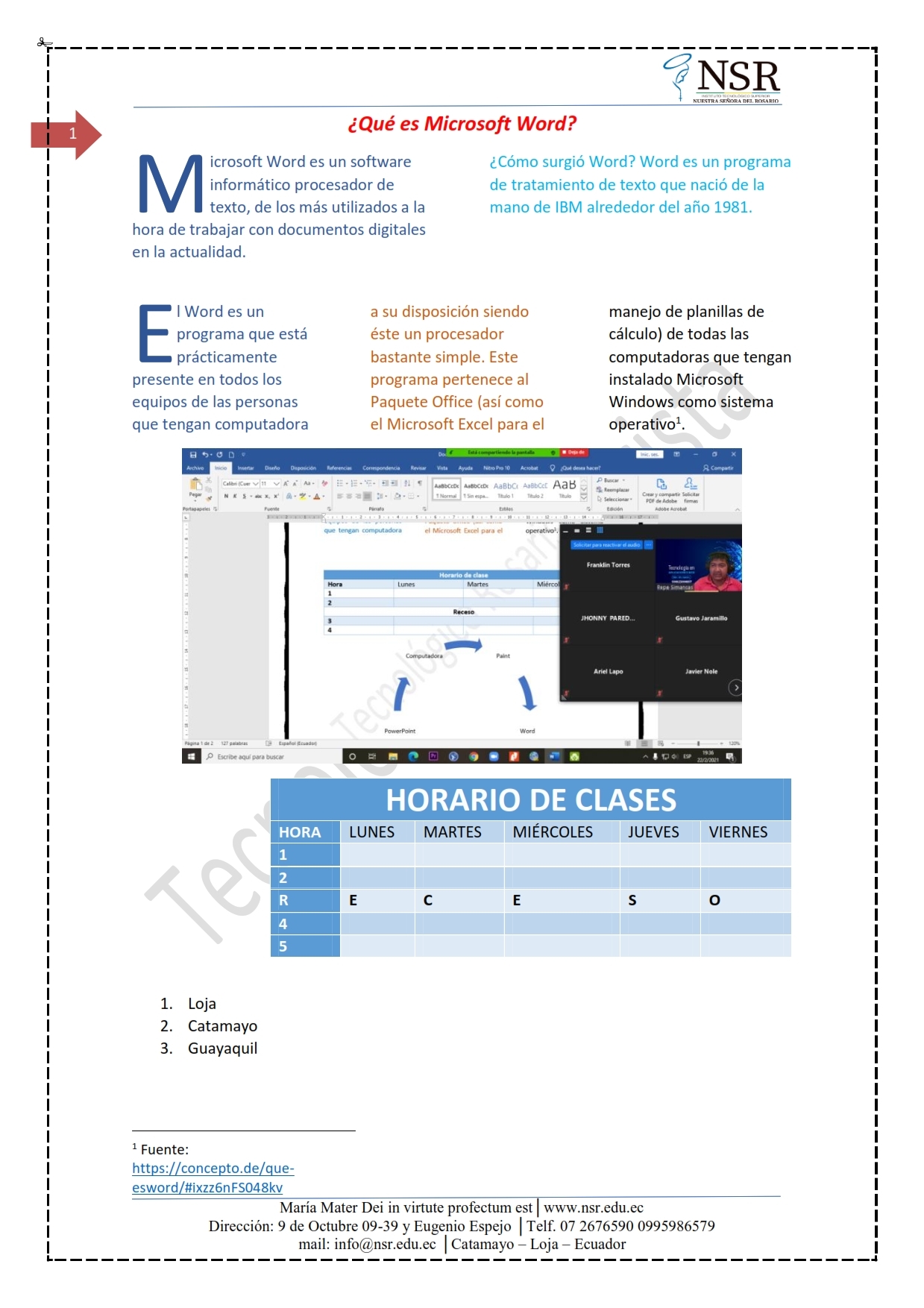 ESTILOS Y FORMATOS DE MICROSOFT WORD