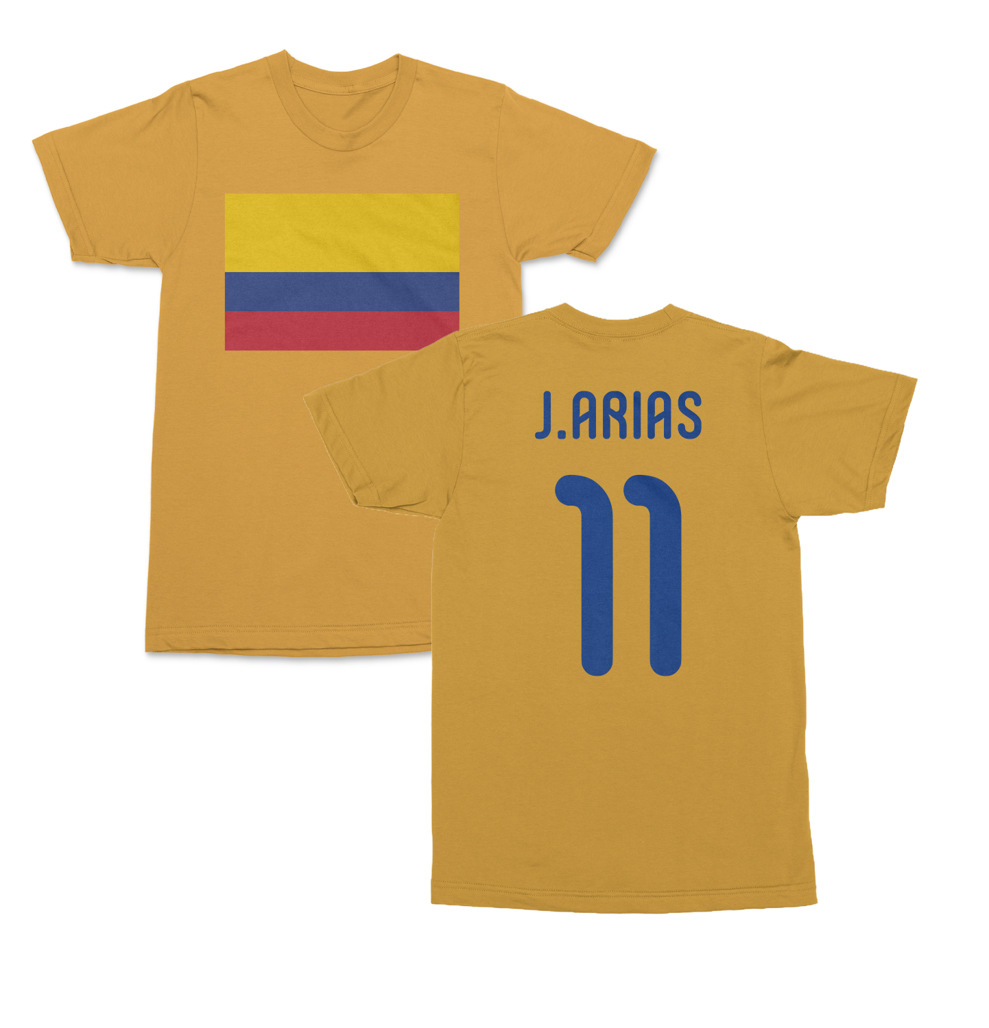 Colombia Soccer Pride J. Arias 11 Two-Sided Unisex T-Shirt