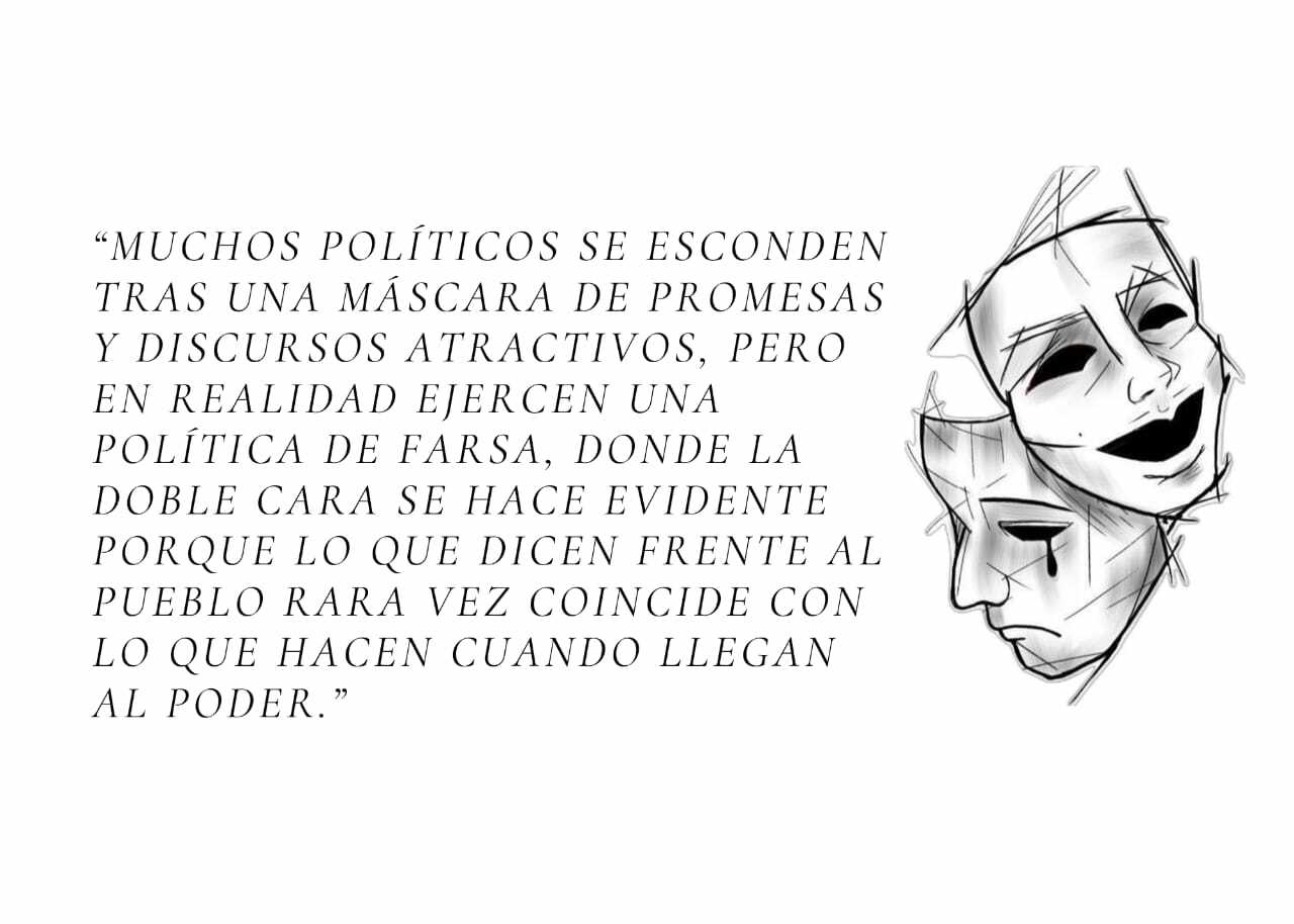 Representación de un político