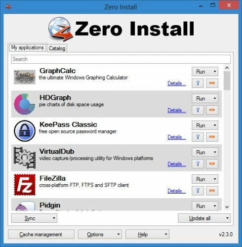 Zero Install 2.28.7