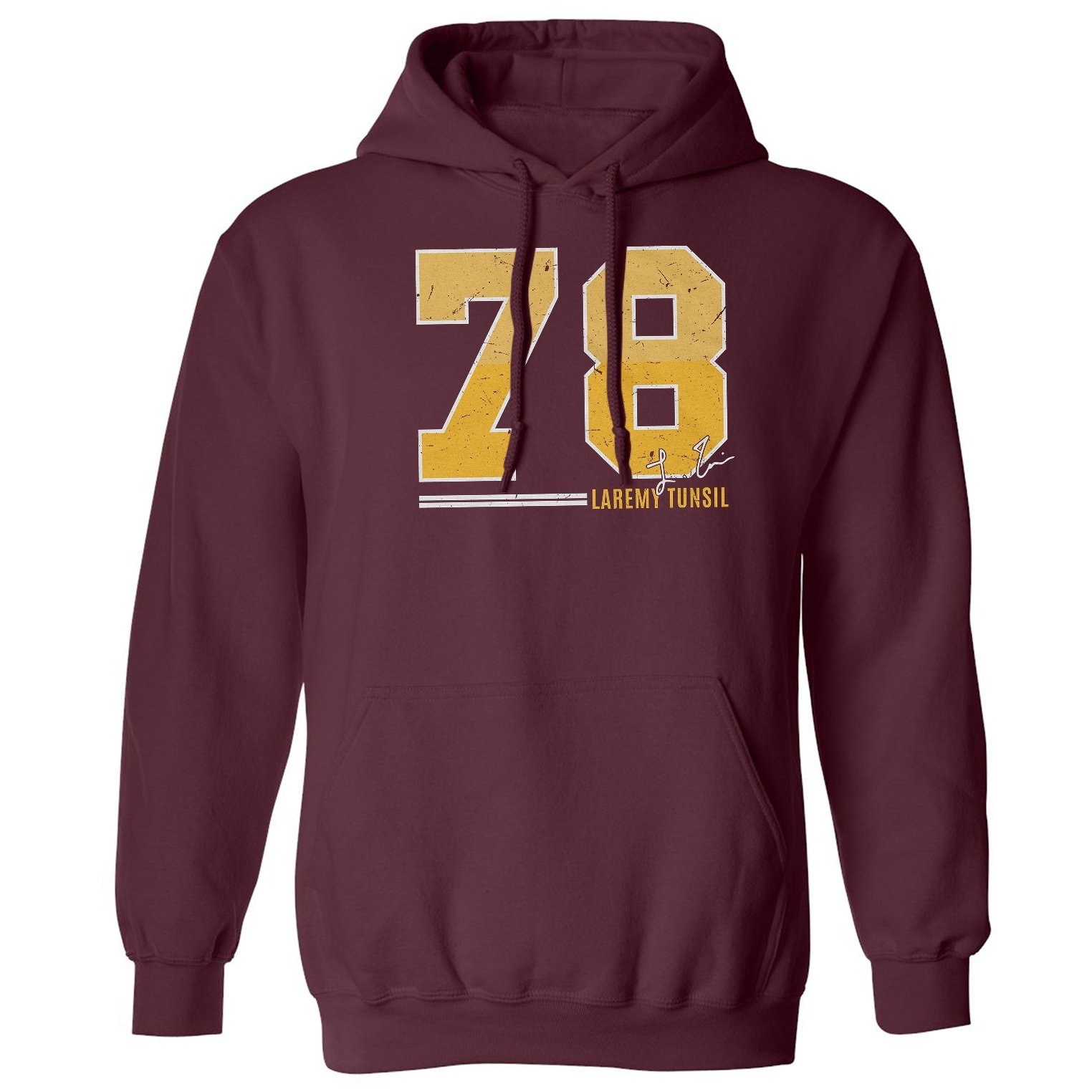 Tunsil 78 Jersey Big Number Inspired Fans Support Unisex Hooded Sweatshirt