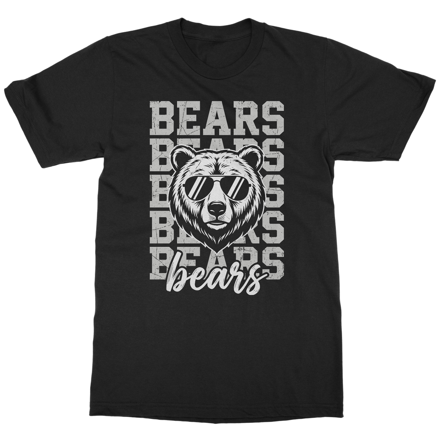 Bear Inspired Stacked Graphic – Chicago Fans Tribute Unisex T-Shirt