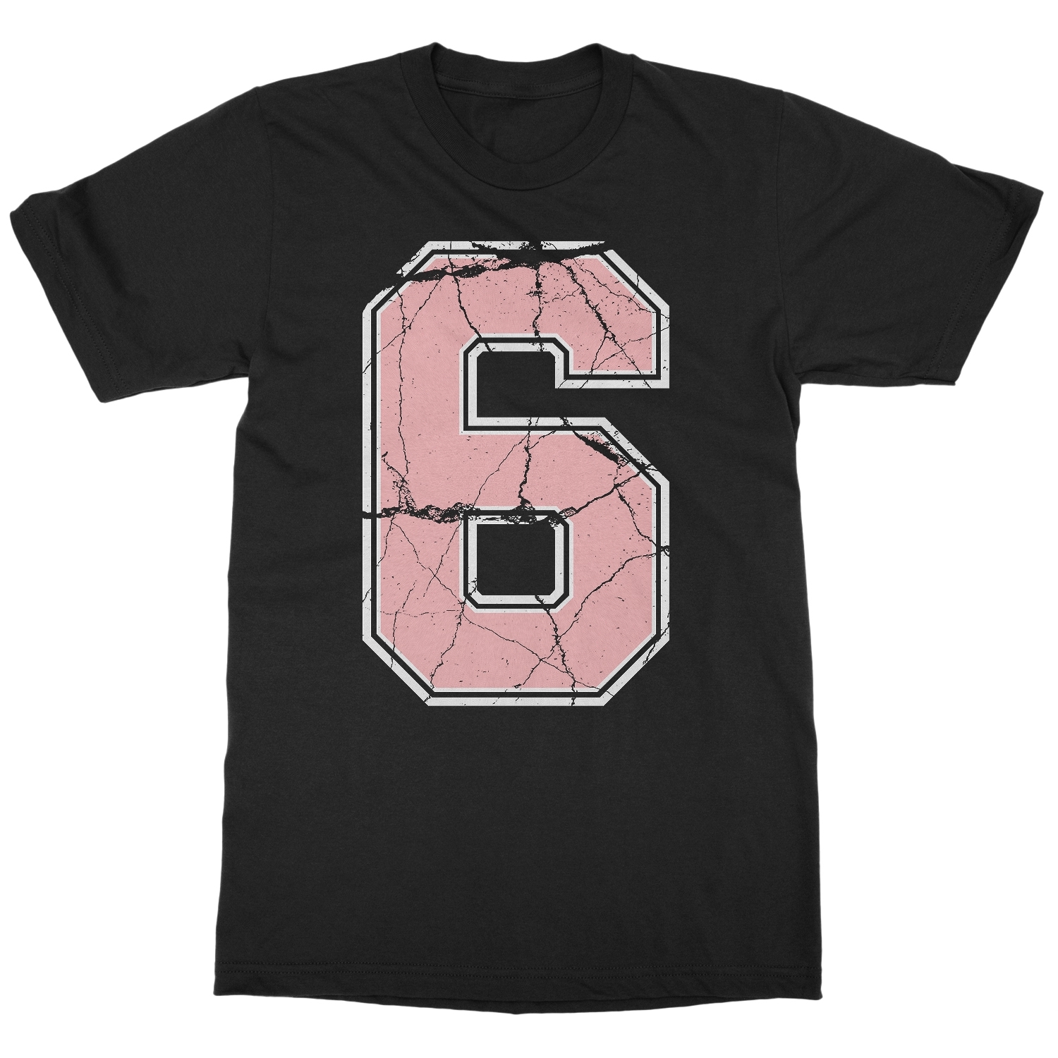 Six Seven 6 7 Meme � Varsity Style 6 Funny Unisex T-Shirt
