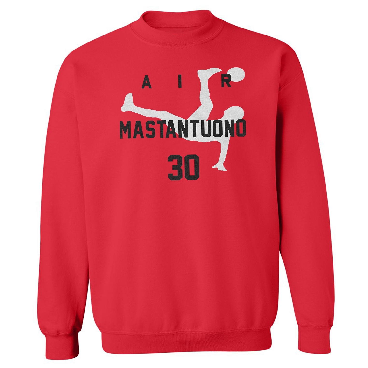 Air Mastantuono 30 Tribute - River Soccer Fans Unisex Crewneck Sweatshirt - Picture 2 of 3