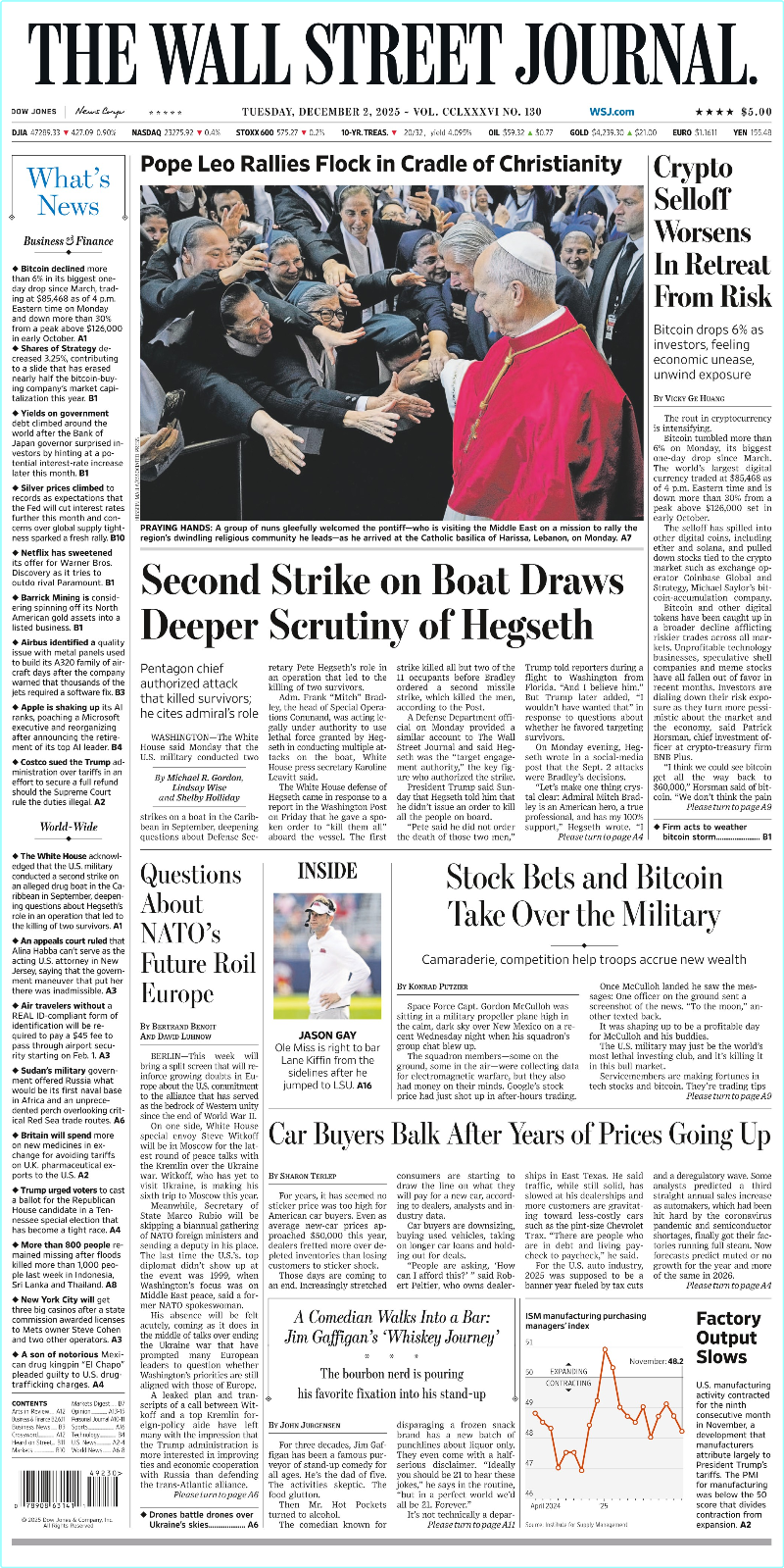 The Wall Street Journal December 02-2025 The Wall Street Journal December 02-2025