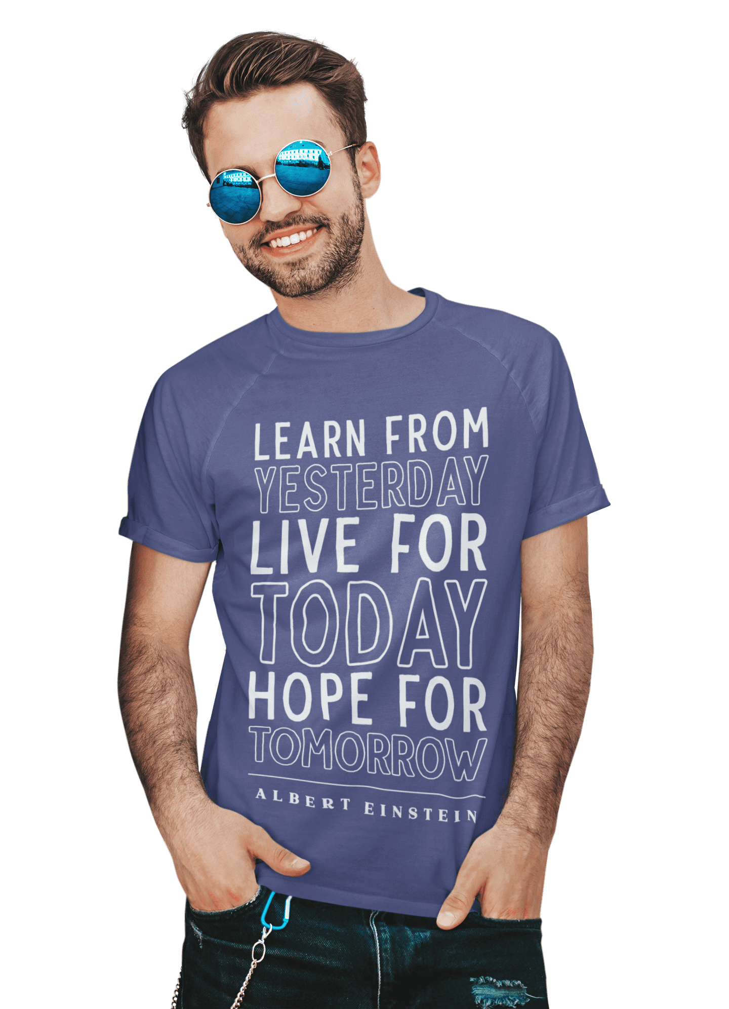 kaos einstein quote learn live hope