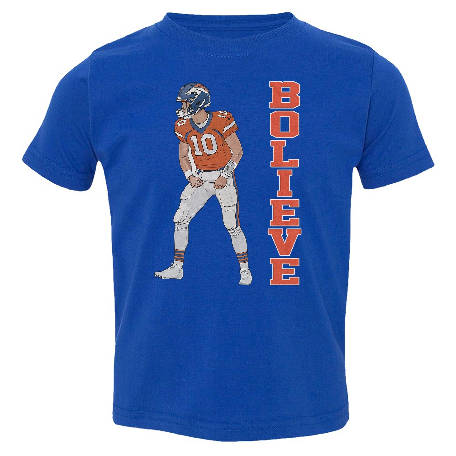 Denver Bolieve Bo Nix Inspired Design Toddler T-Shirt