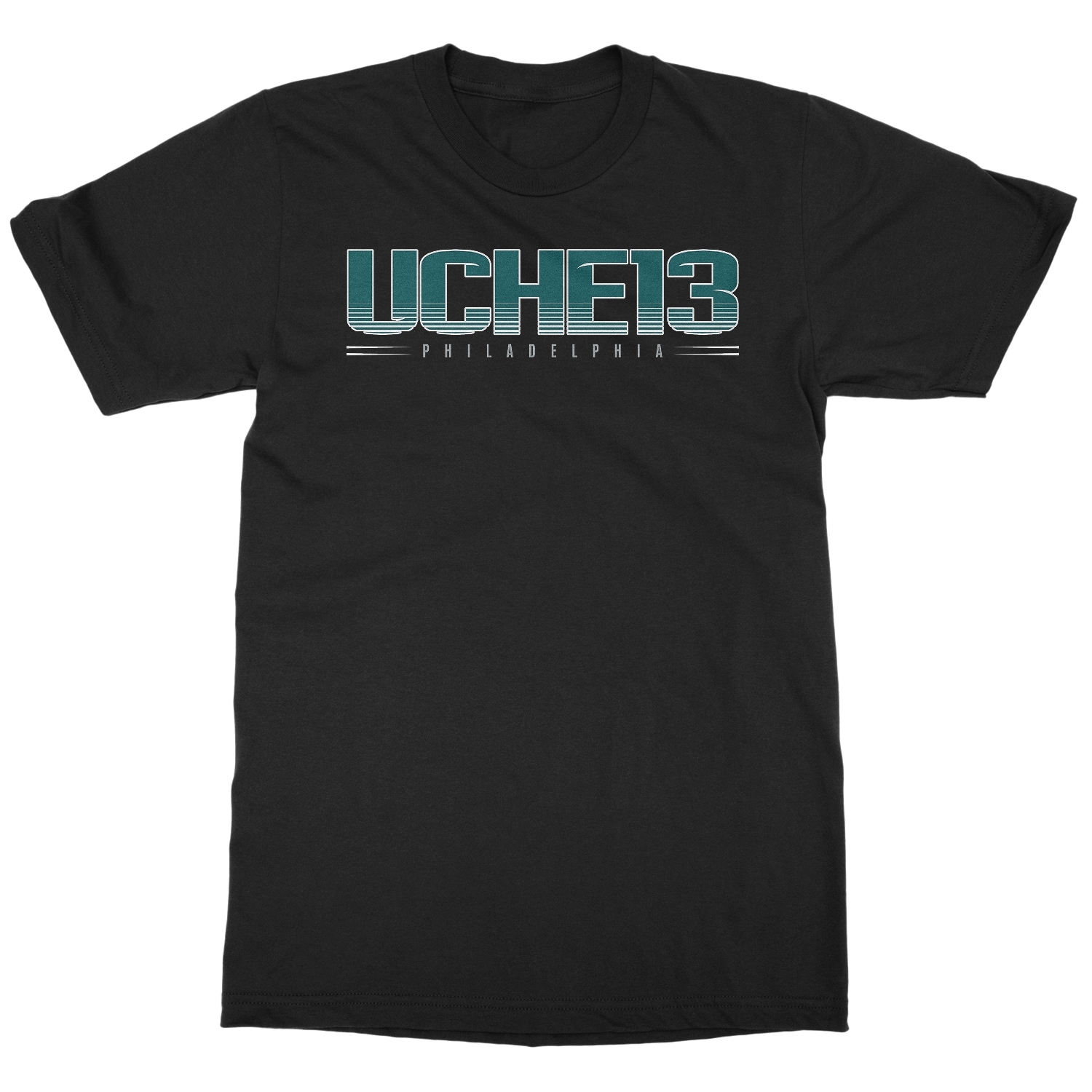 Uche 13 Support Letters Design - Philly Soccer Fans Unisex T-Shirt - Picture 2 of 2