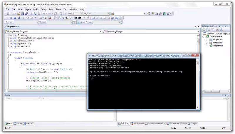 ActiveXperts Serial Port Component 5.1.1.5091