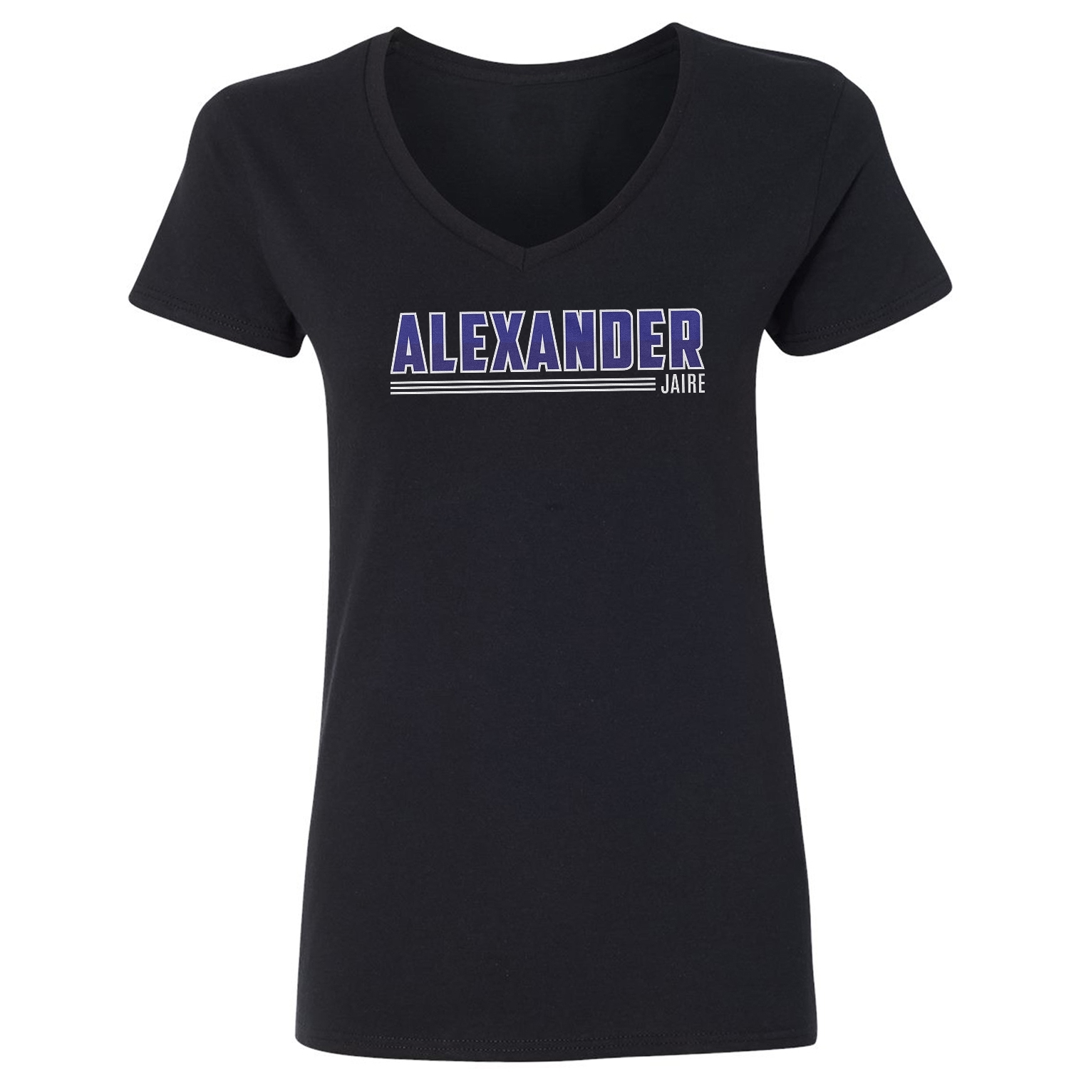 Jaire Alexander Tribute - Baltimore Fans Ladies' V-Neck Tshirt - Picture 2 of 2