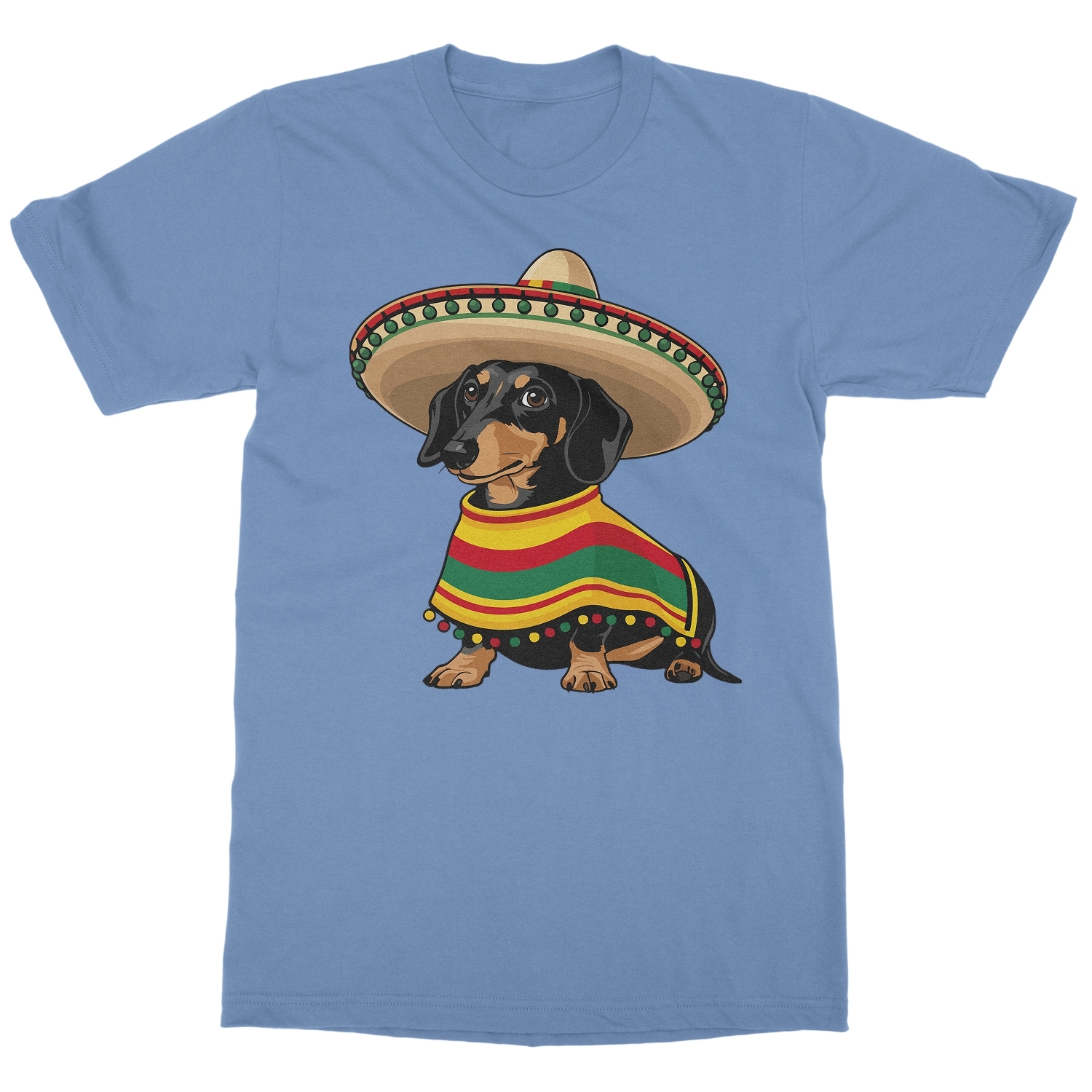 Cinco De Mayo Wiener Dog - Dachshund Fiesta Unisex T-Shirt - Picture 7 of 15