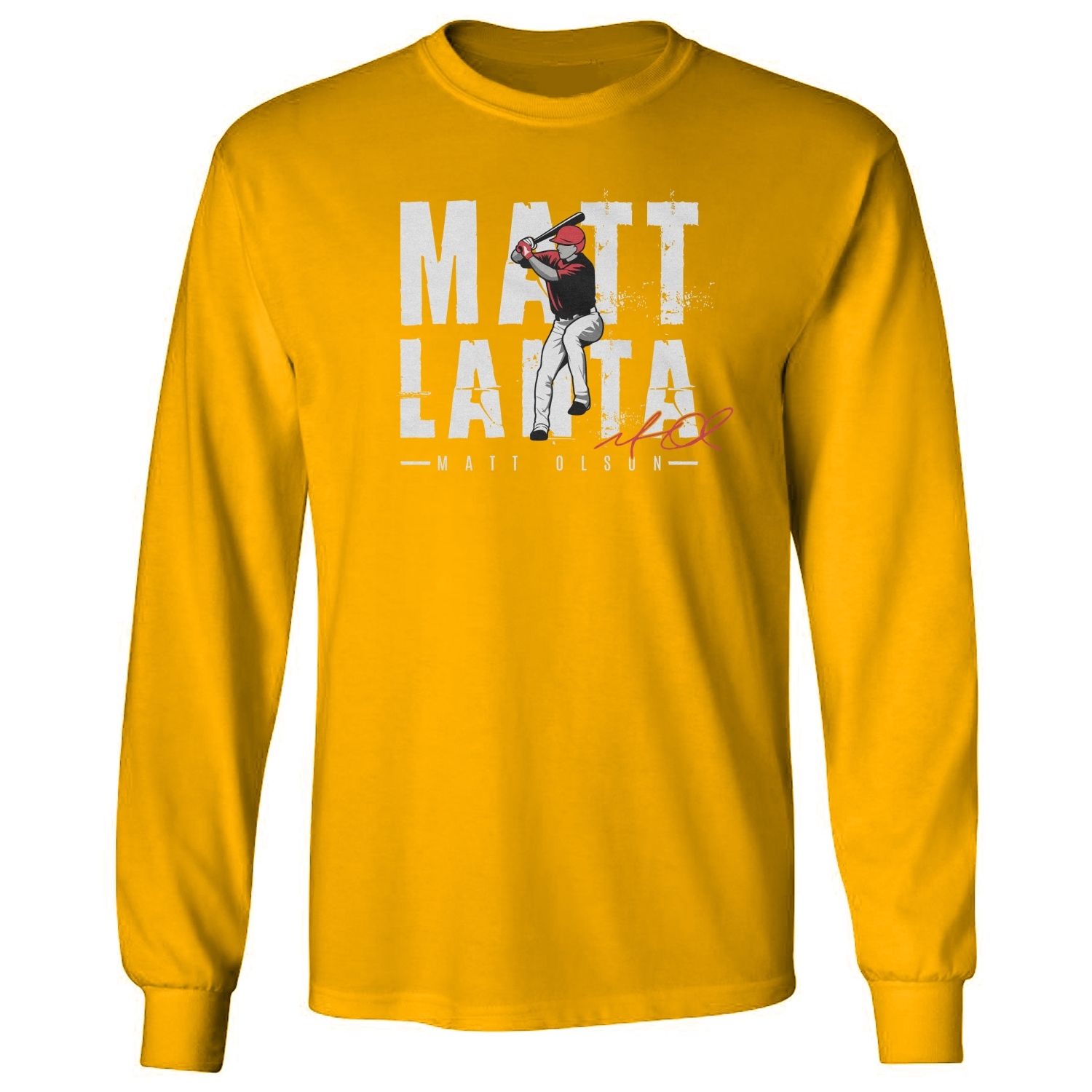 Olson Inspired Atlanta Tribute Tee – Baseball Fans Long Sleeve Tshirt