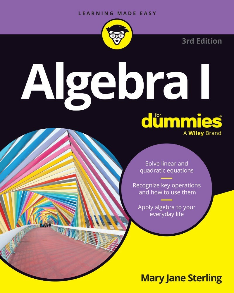 Algebra I For Dummies 3ed (2026) (Mary Jane Sterling)