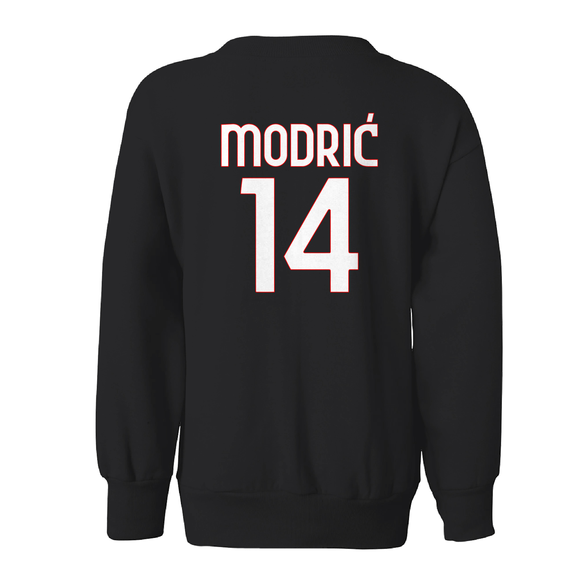 Modric #14 Legend - Milan Soccer Jersey Style Youth Crewneck Sweatshirt - Picture 4 of 8