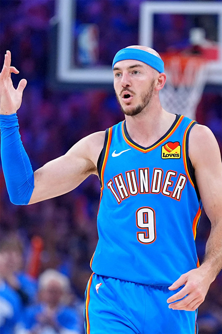 Alex Caruso Oklahoma City Thunder Shooting Guard Player Playoff