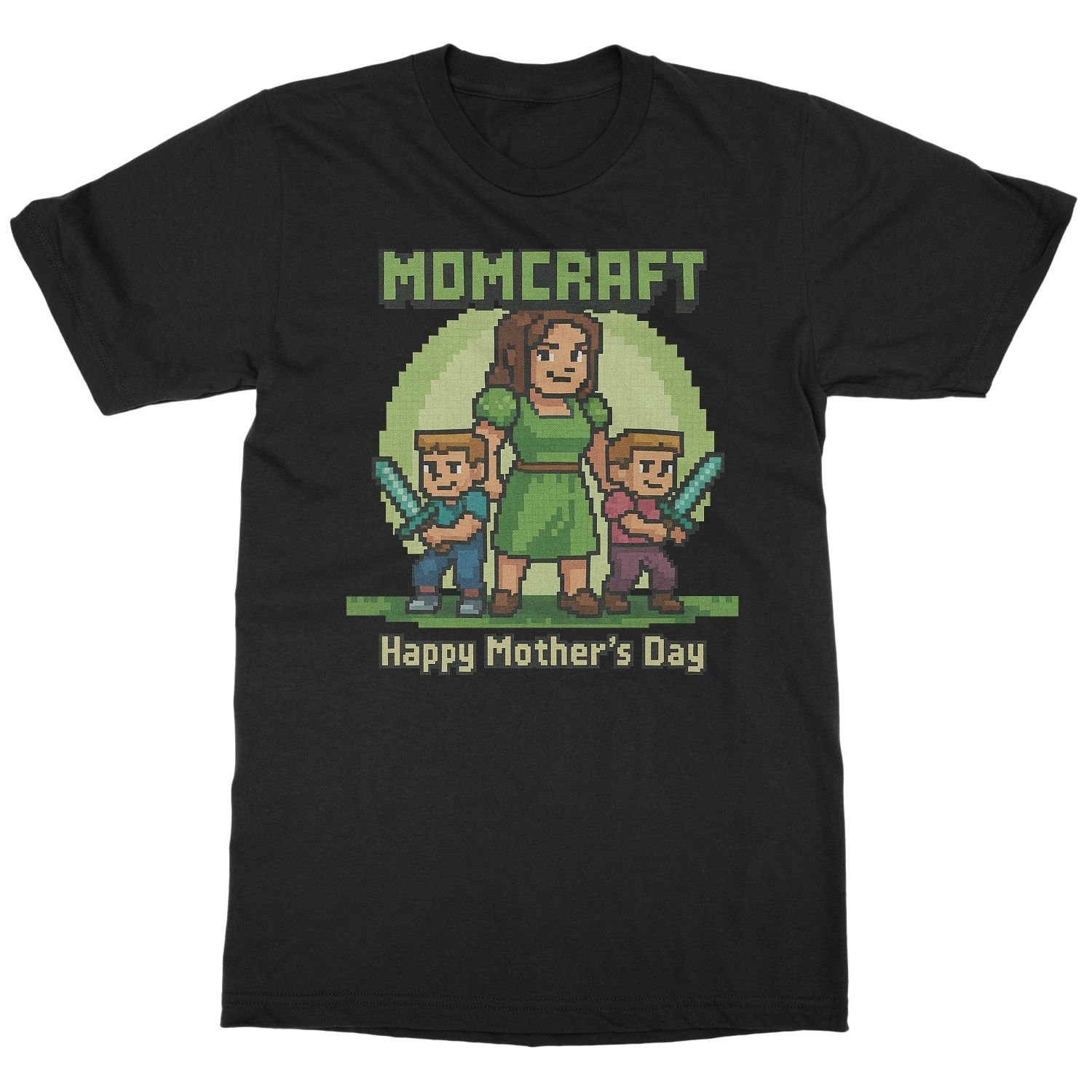 Momcraft – Funny Pixel Game Mom Happy Mother�s Day Unisex T-Shirt