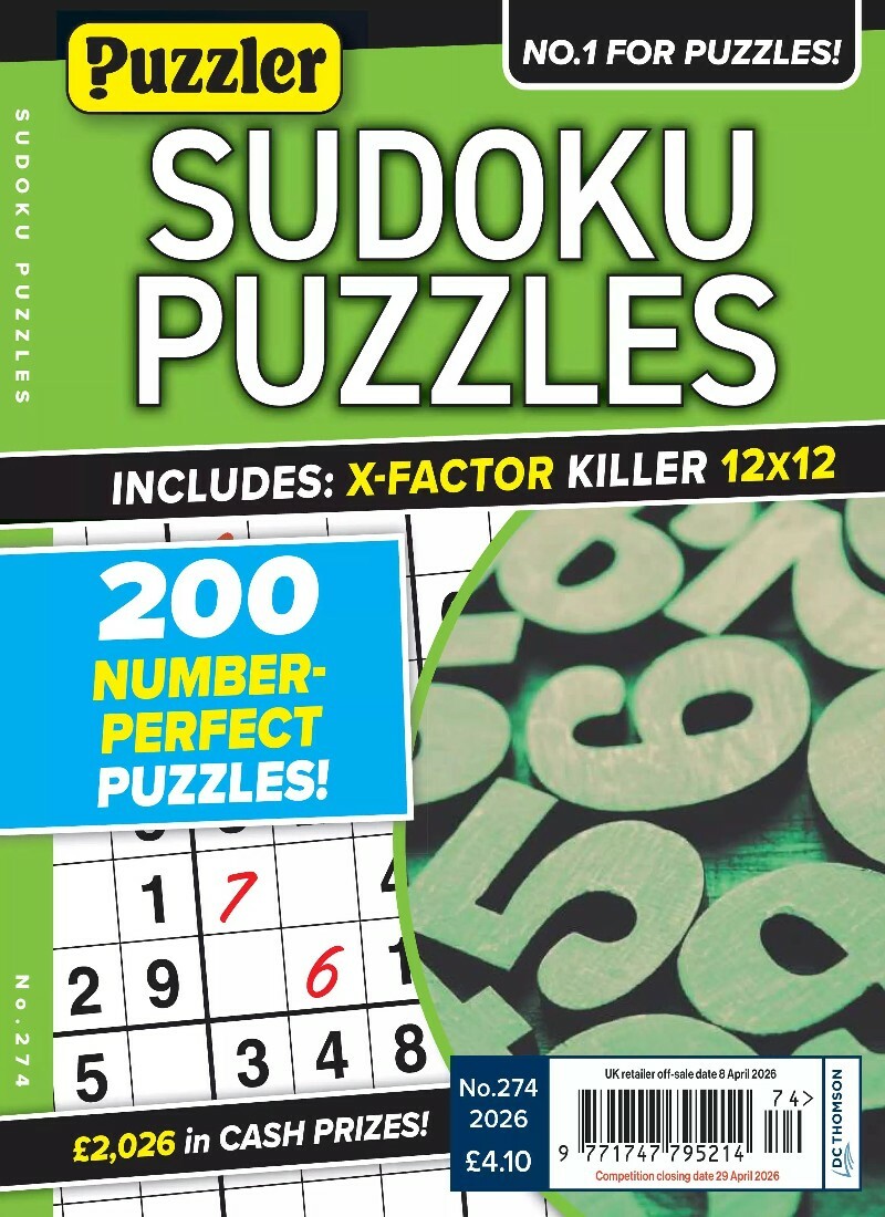 Sudoku Puzzles Issue 274.2026 Sudoku Puzzles Issue 274.2026