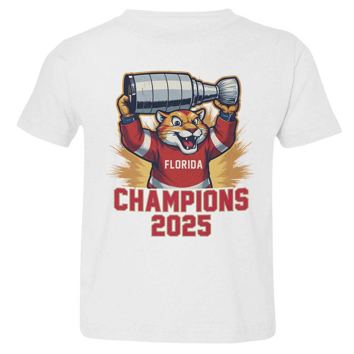 2025 Season Winners Hockey Trophy - Florida Fans Gift Toddler T-Shirt - Picture 5 of 5