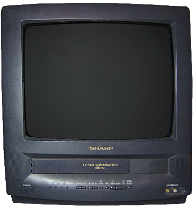 A crt tv.