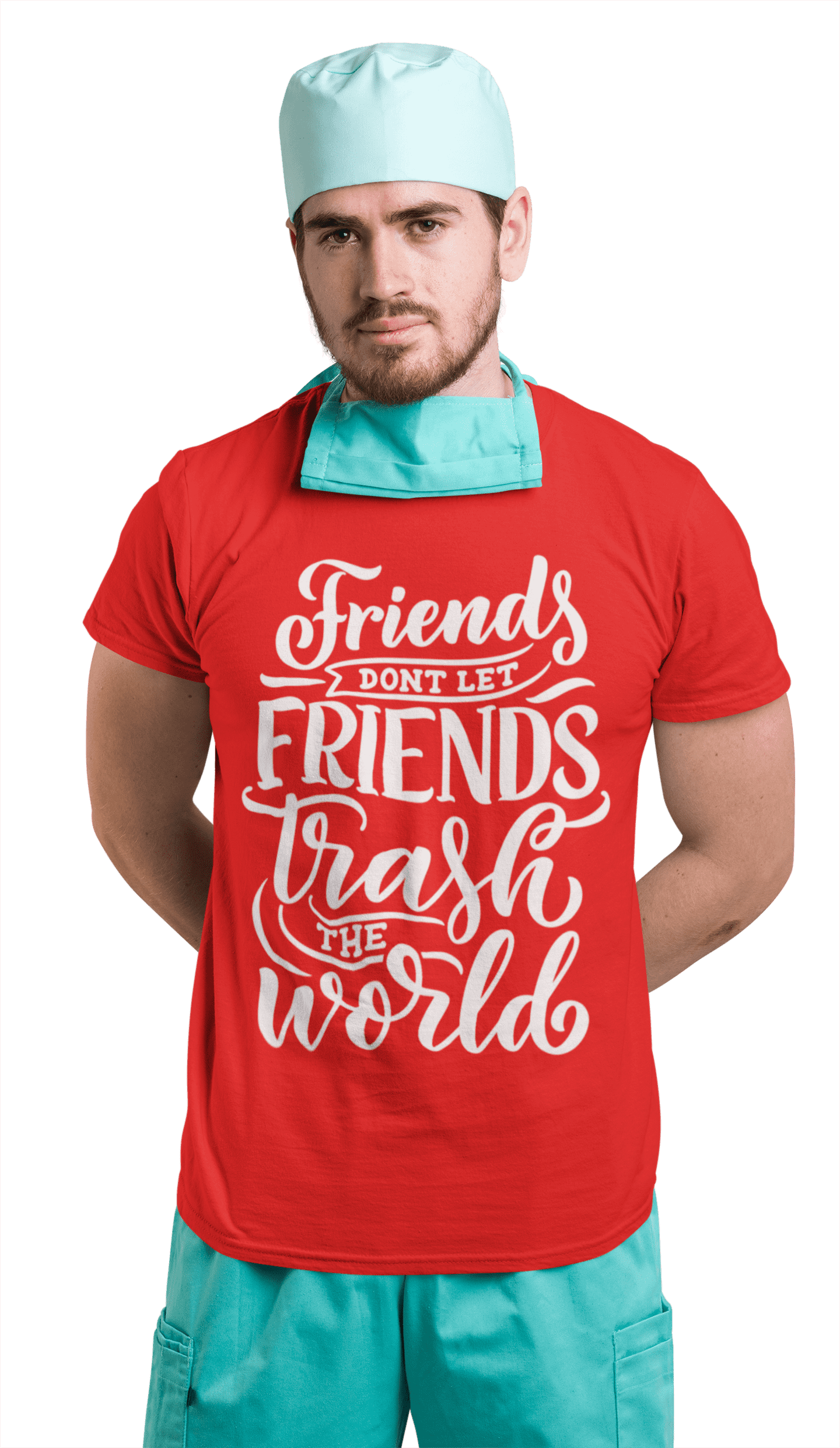 kaos friends don't let friends trash the world