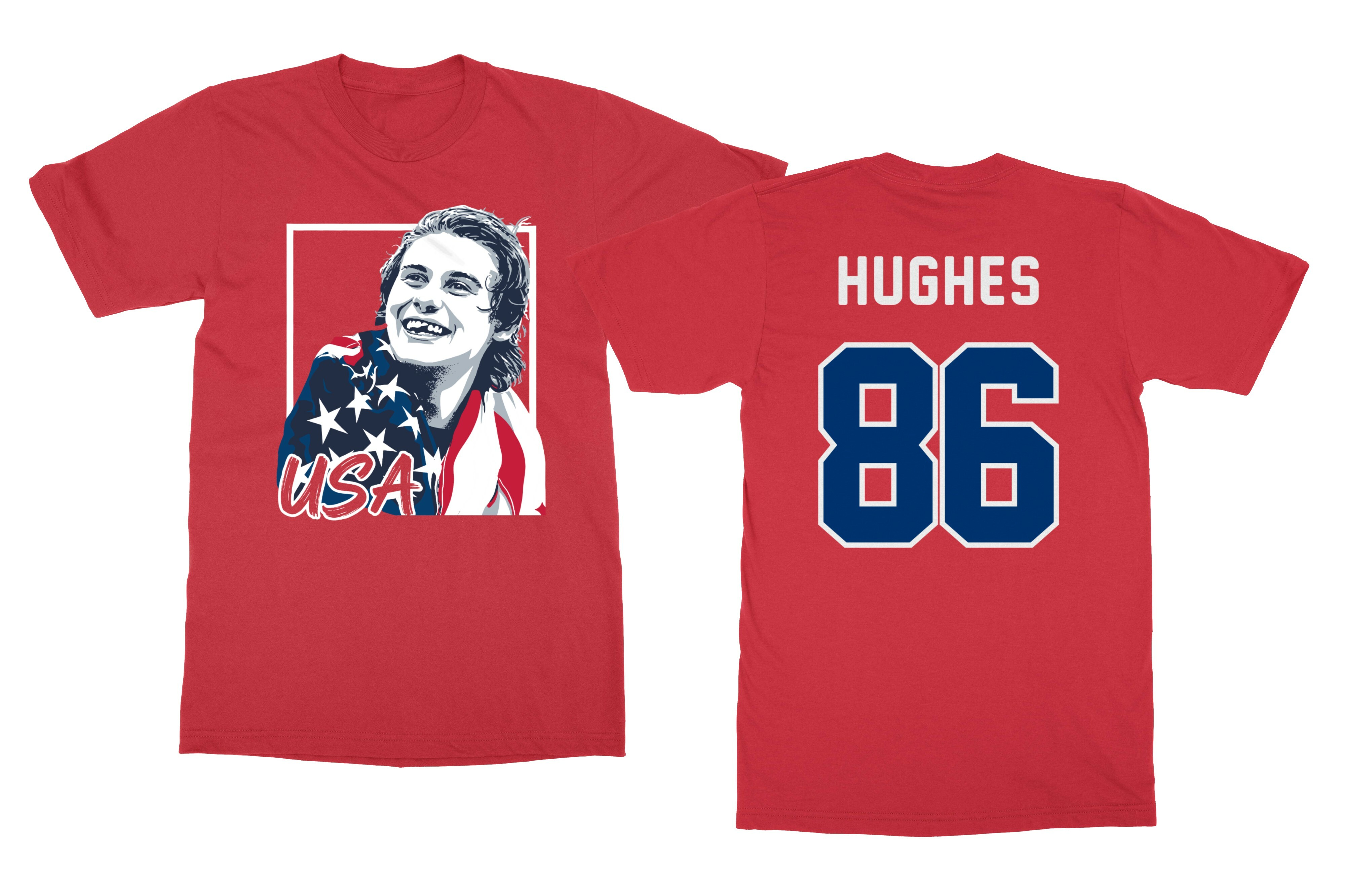Jack Hughes 86 USA Golden Boy Hockey Team Two-Sided Unisex T-Shirt
